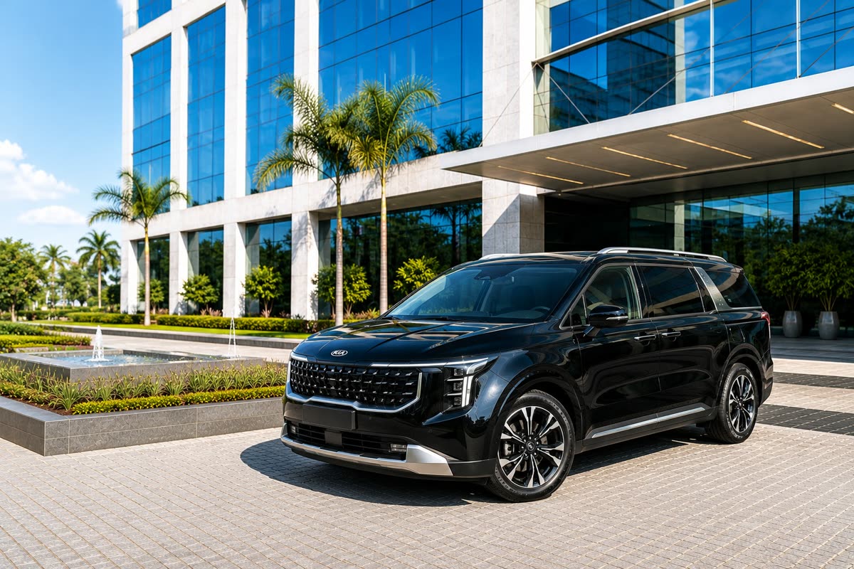 Luxo — Kia Carnival preta